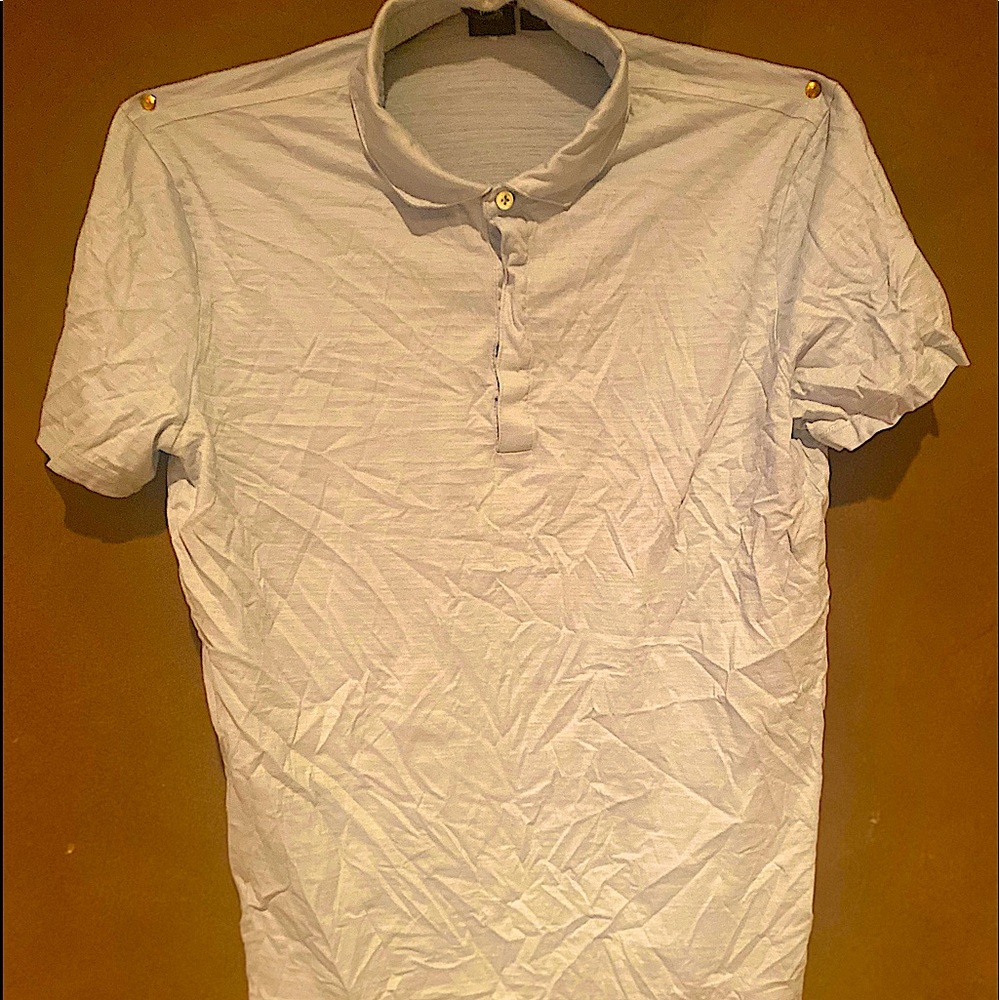 Fitted Casual Button Down Tee - image 1